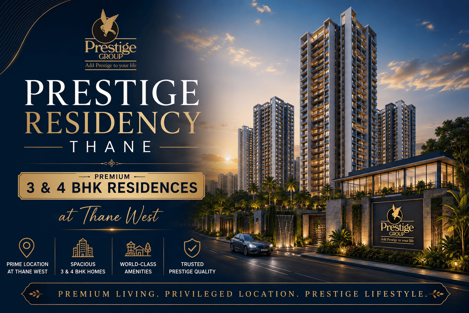 Prestige Residency Thane Luxury Apartments in Thane West